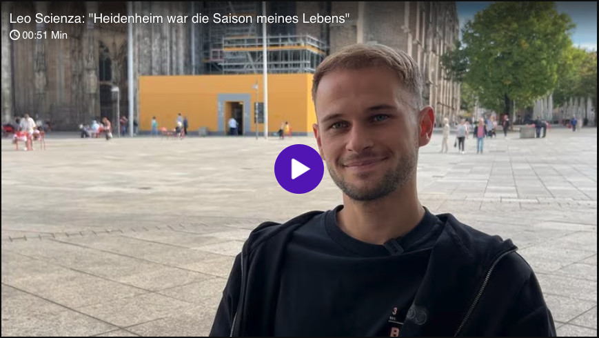 Leo Scienza: "Heidenheim war die Saison meines Lebens"